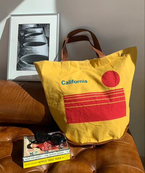 Sac de plage en toile recyclée