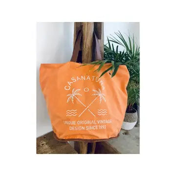 Sac recyclé couleur orange