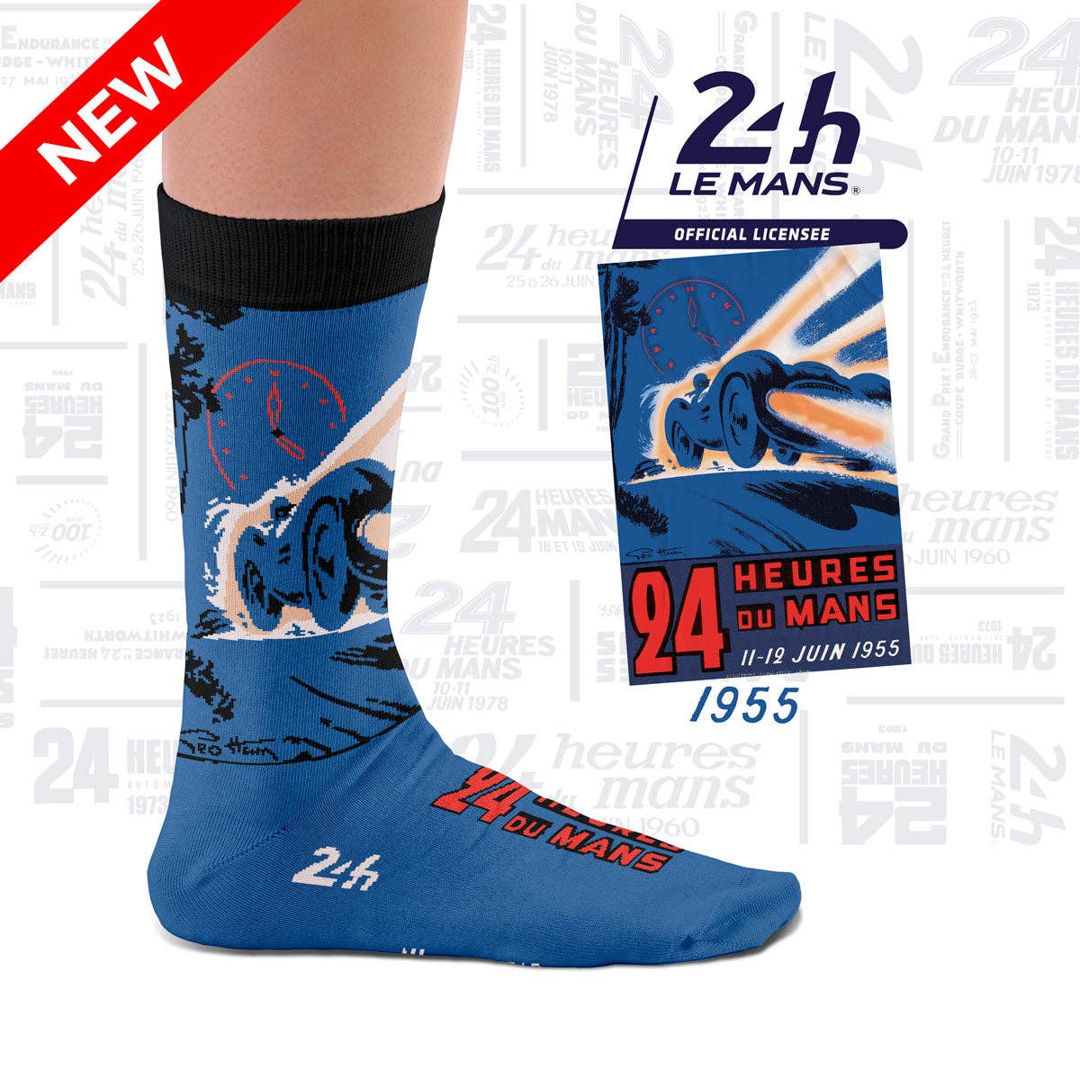 Pack de 4 chaussettes  24H du  Mans