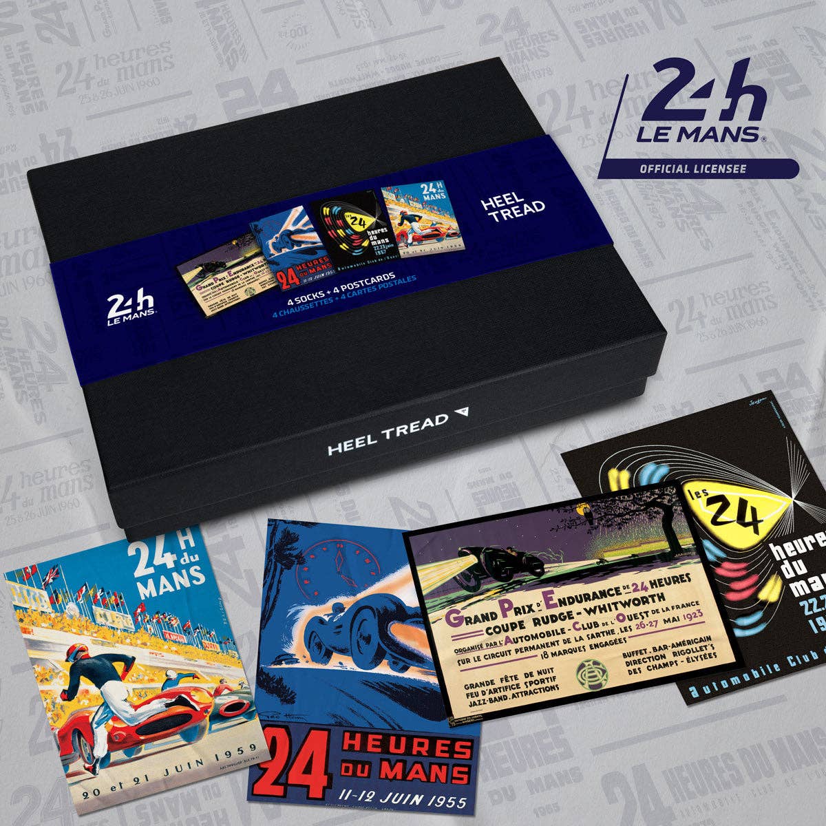 Pack de 4 chaussettes  24H du  Mans