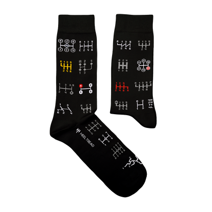 Chaussettes motifs « boîte de vitesse »