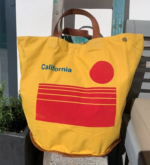 Sac de plage en toile recyclée