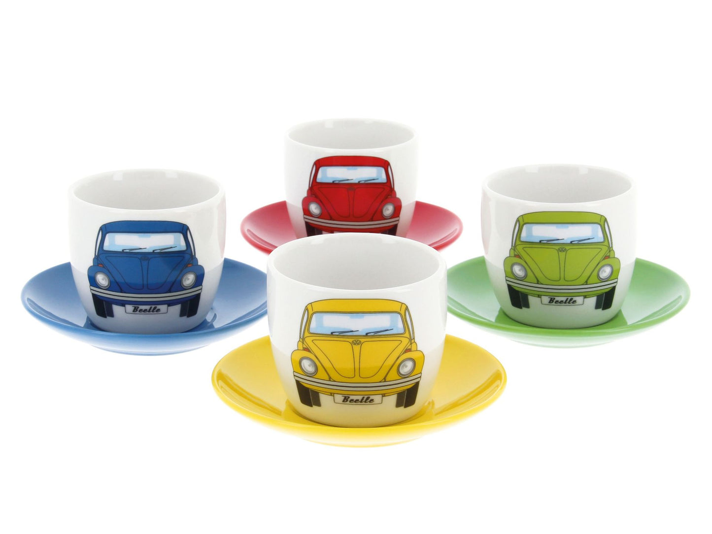 Volkswagen Beetle Espresso Cups