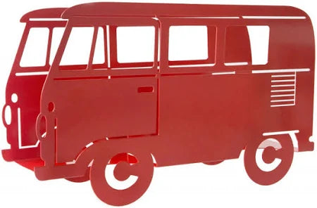 Magazine holder in the shape of a Volkswagen Bus