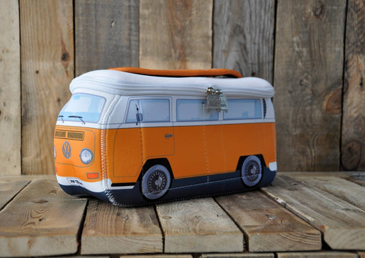 Großer orangefarbener Volkswagen Combi-Bausatz