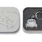 Volkswagen Beetle key ring with trolley token