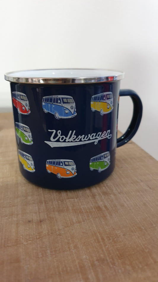 Volkswagen Emaillebecher 500ml