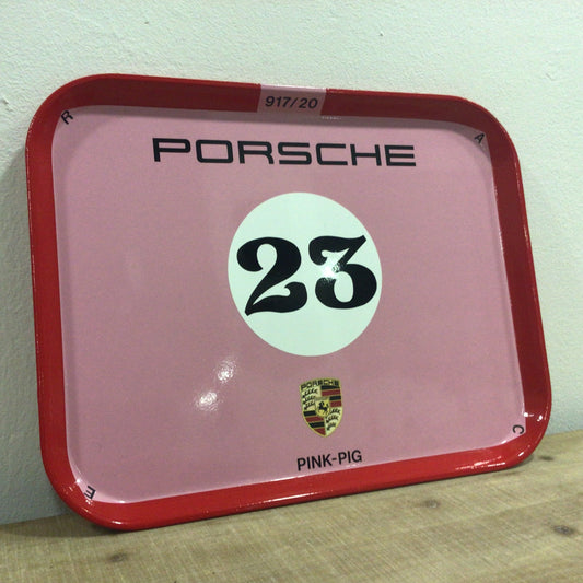 Plateau de service rectangulaire recyclé Porsche