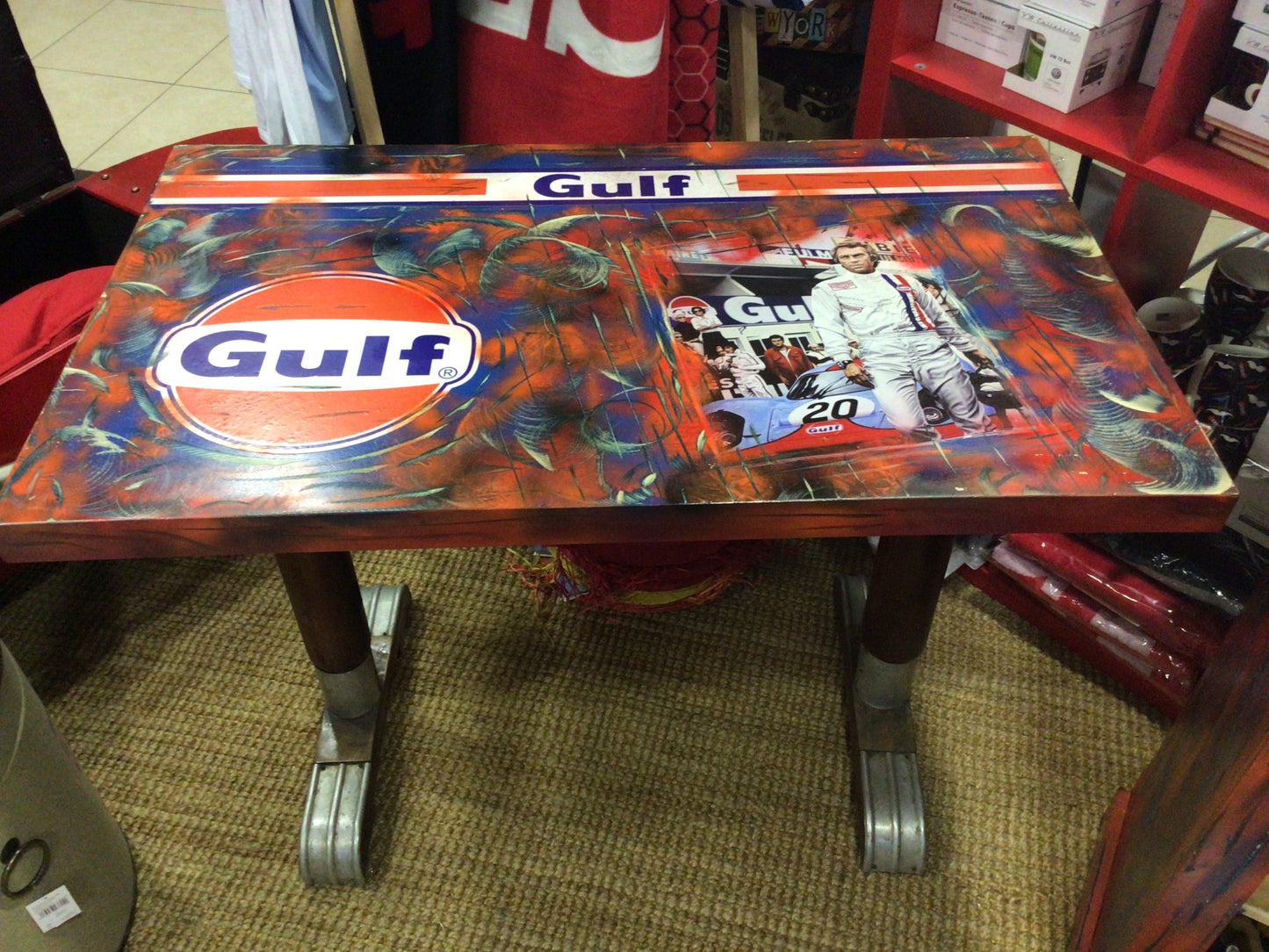 Table de salon recyclée Gulf