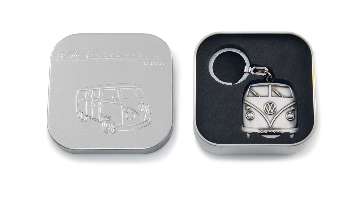 Porte-clés en patine avec jeton Combi Volkswagen