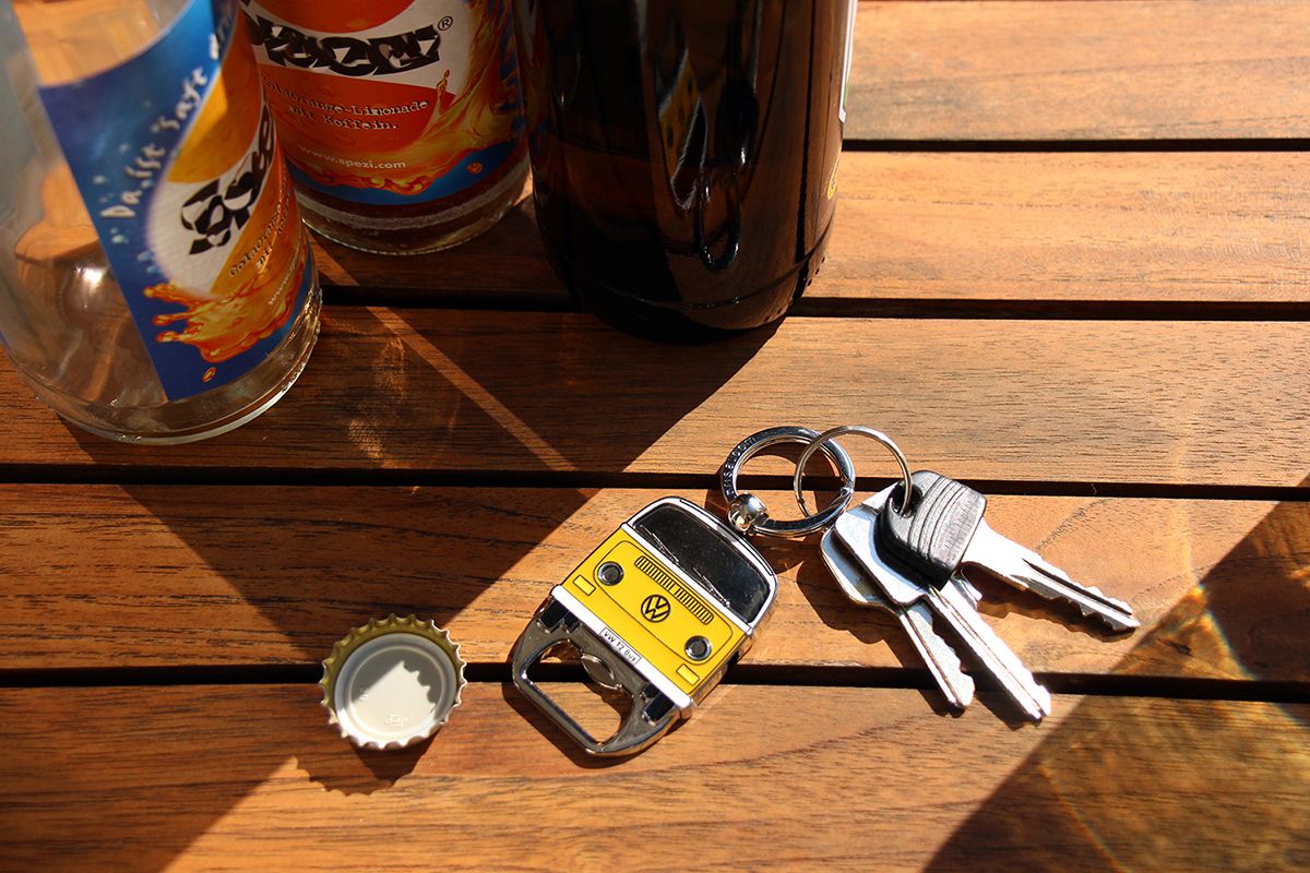 VW T2 Combi key ring/bottle opener