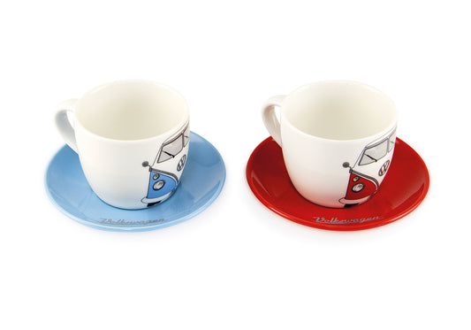 Set of Volkswagen Bus cups