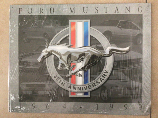 Plaque US Ford Mustang 1964-1999 Anniversaire